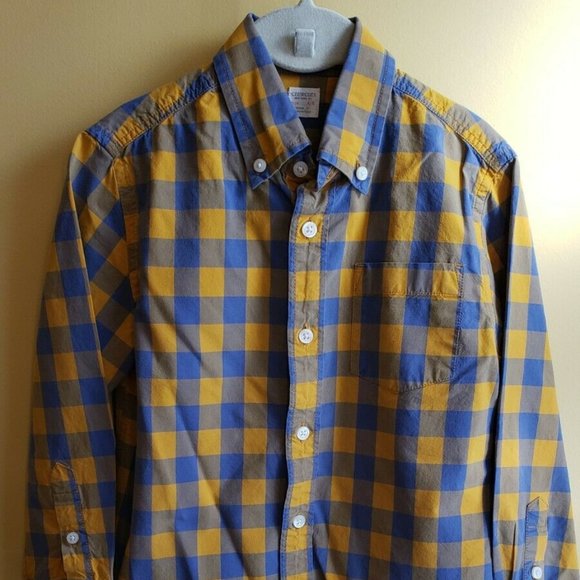 JCrew Crewcuts Long Sleeve Dress Shirts Boy - 4 5 - Picture 3 of 4